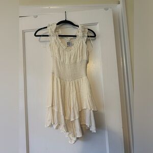 Princess Polly - THE LOVE GALORE ROMPER WHITE. ( discounted due to small stain)